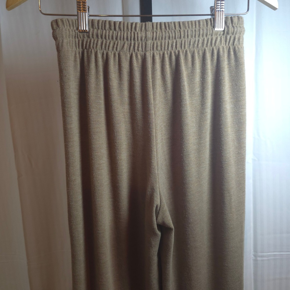 Wilfred Free XS Taupe Knit Wide Leg Pants Lounge Soft Pull On Stretch Minimalist - Picture 11 of 13